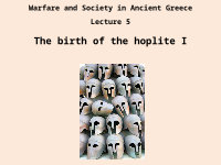 (PPT) Warfare and Society in Ancient Greece Lecture 5 The birth of the ...